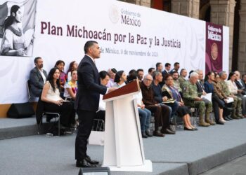 Harfuch anuncia visita a Uruapan a petición de la alcaldesa Grecia Quiroz