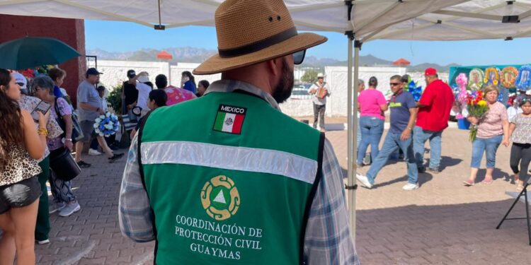 Mantiene Ayuntamiento de Guaymas operativo de vigilancia en panteones