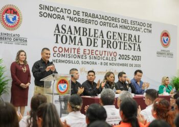 Refrendan trabajadores su confianza al Sindicato “Norberto Ortega” durante la toma de protesta del Comité Ejecutivo 2025-2031