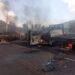 En Michoacán se registran bloqueos carreteros y quema de vehículos en diferentes lugares.