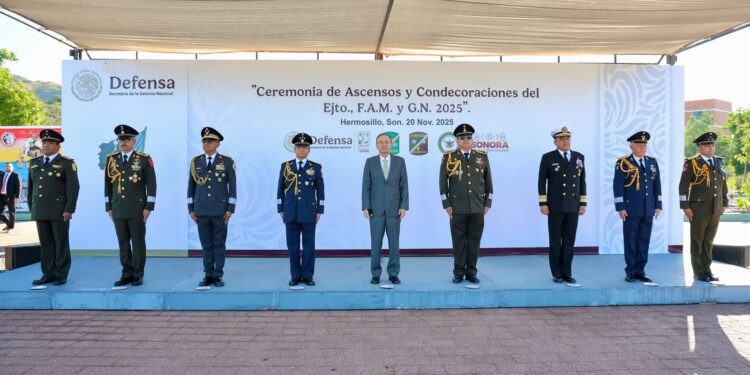 Reconoce Gobernador Durazo esfuerzo y compromiso de Fuerzas Armadas con la seguridad de Sonora