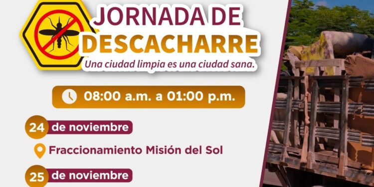 Invita el Ayuntamiento de Guaymas a participar en Jornada de descacharre
