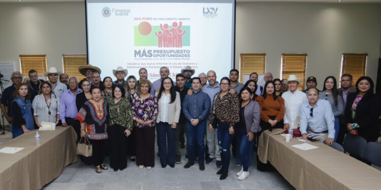 Impulsa Congreso de Sonora mayor justicia presupuestal para comunidades rurales