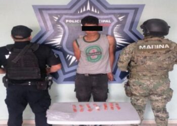 DETIENE SSPM Y MARINA A DOS POR PRESUNTO DELITO CONTRA LA SALUD