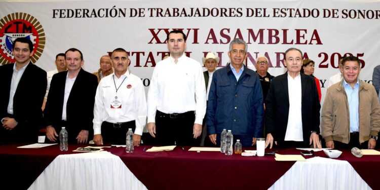 Reconoce CTM avances y acciones de Gobernador Durazo en beneficio de los trabajadores