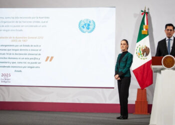 México seguirá con su tradición humanista de otorgar asilo político: SRE