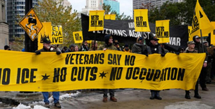 Repudian veteranos la guerra de Trump en ciudades estadunidenses