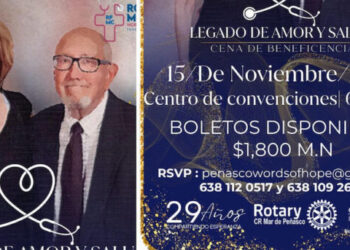 El día 15 la Cena de Beneficencia “Legado de Amor y Salud”