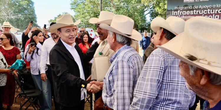 Con el respaldo de la Presidenta Sheinbaum fortalecemos la infraestructura hidroagrícola en el sur del estado: Gobernador Durazo