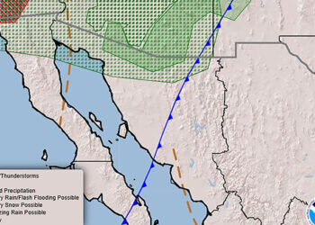 Prevén ingreso de dos frentes fríos a partir de este sábado