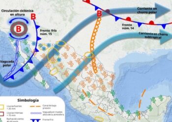 Hoy, el frente frío número 15 se desplazará sobre Sonora