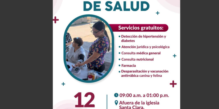 Recibirán familias de Santa Clara jornada de salud