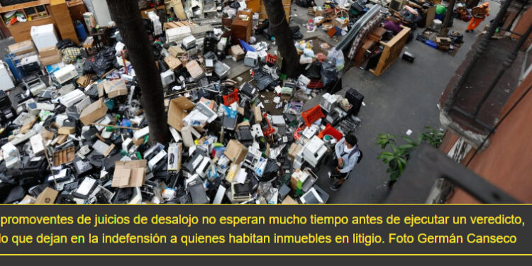 Al día, jueces dictan seis desalojos de inmuebles en CDMX