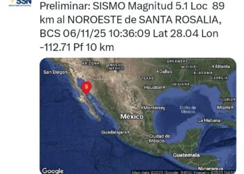 Preliminar: SISMO Magnitud 5.1