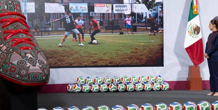 Queremos que el futbol llegue más allá de las canchas: Sheinbaum