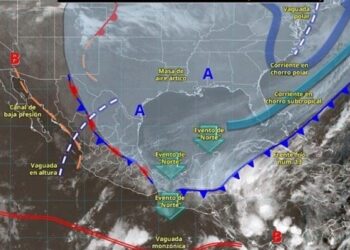 Se esperan chubascos y lluvias fuertes, con descargas eléctricas en Sonora