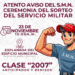 Posponen ceremonia del sorteo del Servicio Militar Nacional
