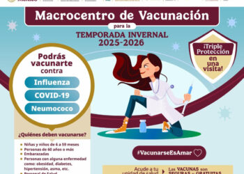 Invita Salud Sonora a arranque de Macrocentro de Vacunación para Temporada Invernal