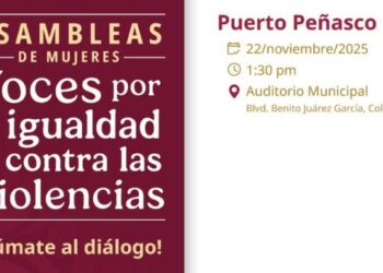 Invitan a Asamblea de Mujeres: Voces por la Igualdad y Contra las Violencias