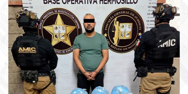 Estrategia de Durazo sostiene cero impunidad: asegurado “El Duque”, presunto líder de célula delictiva en Hermosillo