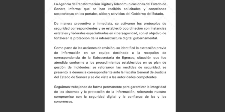 Se Activan Protocolos de Seguridad