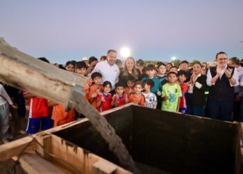 Cumple Toño Astiazarán con el Cárcamo Norte; inicia primera etapa en beneficio de miles de familias