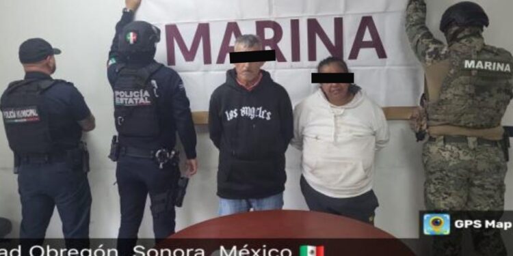 SSPM, MARINA Y POLICÍA ESTATAL DETIENEN A DOS PERSONAS Y DECOMISAN NARCÓTICOS EN LA COLONIA VILLAS DEL CAMPESTRE