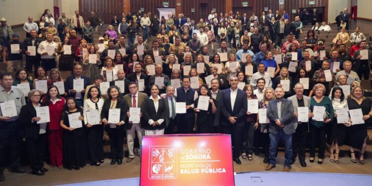Celebra Salud Sonora Premio Nacional de Antigüedad 2025