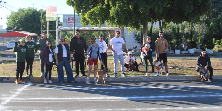 CAJEME CELEBRA UNA EDICIÓN DEL PROGRAMA DOMINGUEANDO EN BICI Y + CON CARRERA DE MASCOTAS Y ADOPCIONES