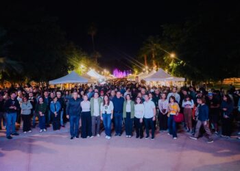 Constatan Toño Astiazarán y Patty Ruibal éxito del Festival del Café en Parque Madero