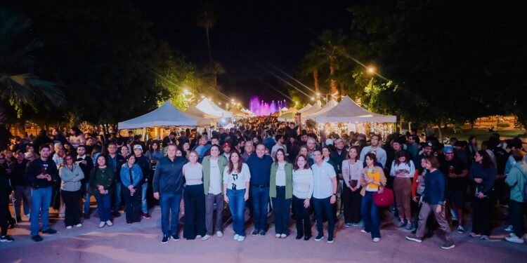 Constatan Toño Astiazarán y Patty Ruibal éxito del Festival del Café en Parque Madero
