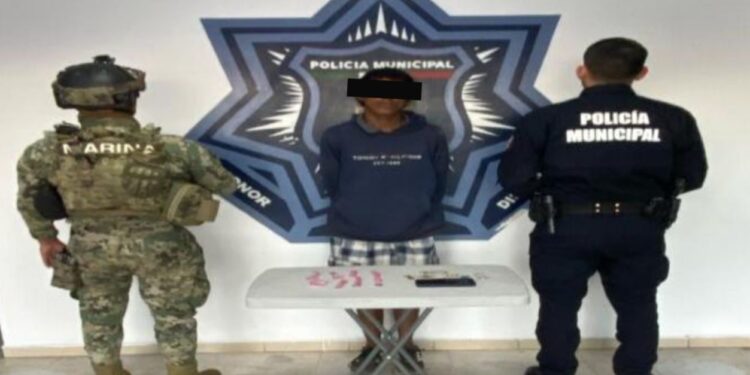 DETIENE SSPM Y MARINA A HOMBRE CON DOSIS DE DROGA EN CÓCORIT