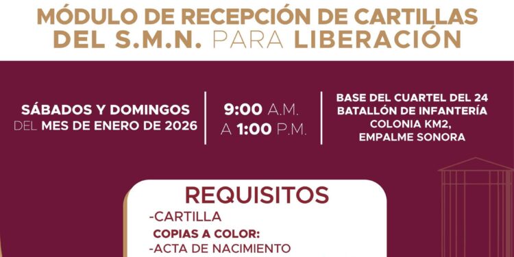 Continúa entrega de cartillas liberadas del Servicio Militar Nacional; se agota el tiempo