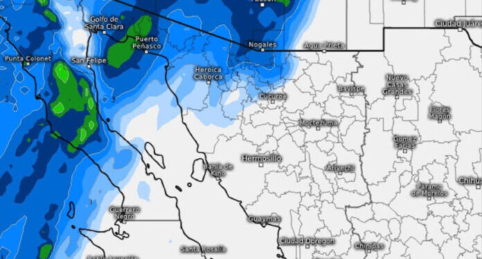 Prevén vientos fuertes, lloviznas y contrastes de temperatura en Sonora