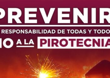 Provoca pirotecnia grave riesgo para la salud e integridad de las personas