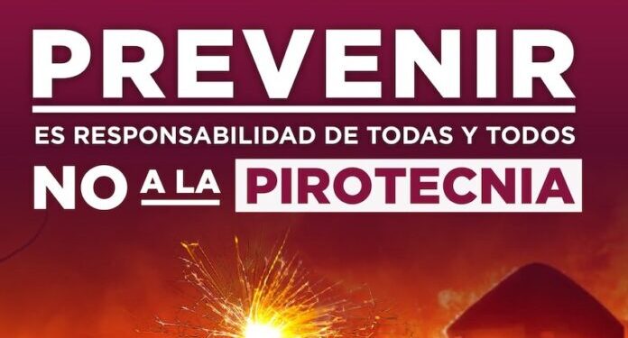Provoca pirotecnia grave riesgo para la salud e integridad de las personas