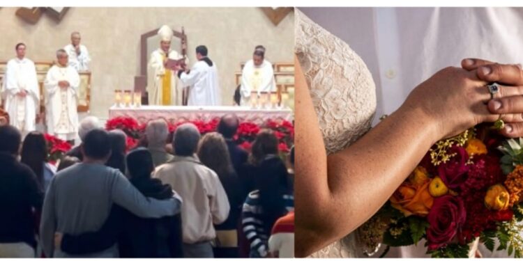 100 MATRIMONIOS RENOVARON SUS VOTOS EN CATEDRAL DE OBREGÓN