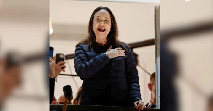 Hija de Machado recibe el Nobel de la Paz a nombre de la opositora venezolana