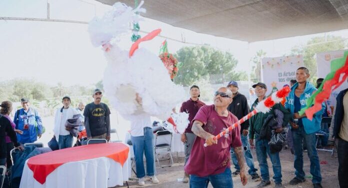 Ofrecen Toño Astiazarán y Patty Ruibal apoyo integral a personas en situación de calle en Casa Galilea