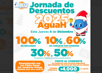 Realizará Agua de Hermosillo Jornada de Descuentos en la colonia Norberto Ortega