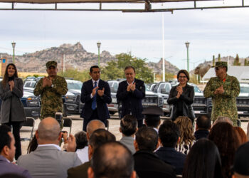 Entrega Gobierno de Sonora 67 nuevos vehículos para beneficio de la seguridad del Estado