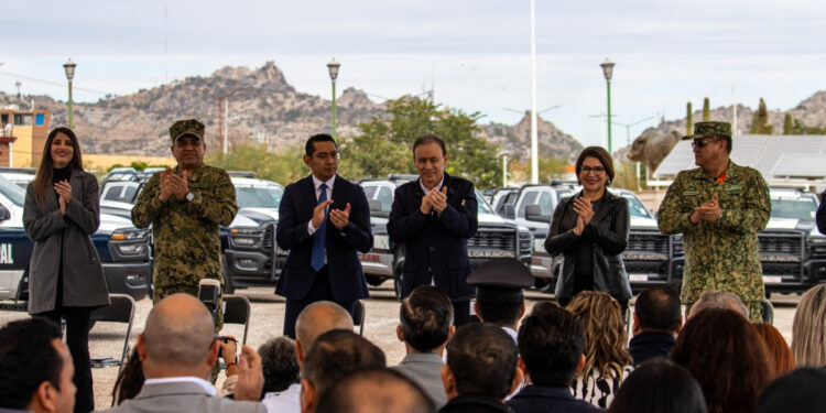 Entrega Gobierno de Sonora 67 nuevos vehículos para beneficio de la seguridad del Estado