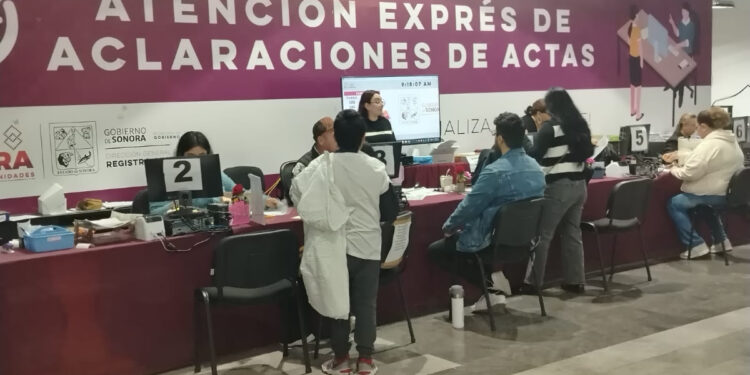Registro Civil de Sonora mantendrá servicios y atención durante el periodo vacacional