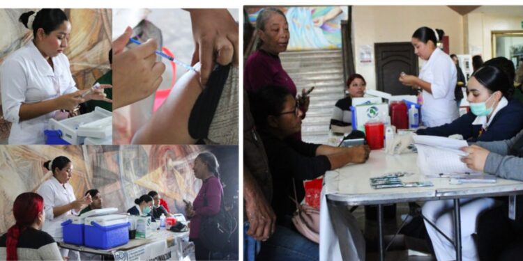 BRINDAN SALUD MUNICIPAL E ISSSTE MÁS DE 100 SERVICIOS EN MÓDULO DE INFORMACIÓN Y VACUNACIÓN