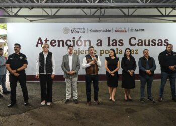 ENCABEZA JAVIER LAMARQUE JORNADA DE SERVICIO POR LA PAZ Y LA SEGURIDAD SOCIAL EN CAJEME