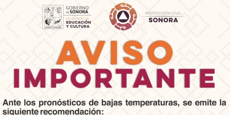 Anuncia Gobierno de Sonora modificación del horario de clases en escuelas de nivel básico: SEC