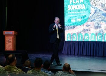 Reconoce Colegio de la Defensa Nacional a Gobernador Durazo por resultados del Plan Sonora en el estado