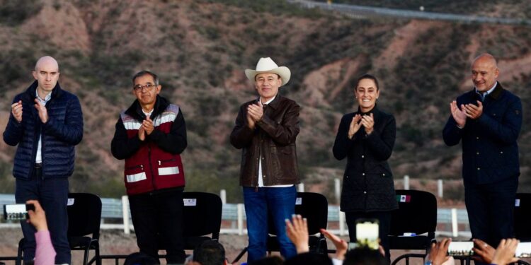 Sheinbaum y Durazo saldan deuda histórica; entregan carretera Bavispe-Nuevo Casas Grandes en beneficio de miles de sonorenses