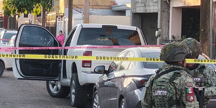 HOMBRE PIERDE LA VIDA AL SER ATACADO A BALAZ0S EN HERMOSILLO