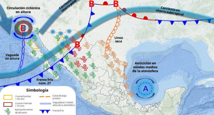 Podría caer nieve o aguanieve mañana en municipios pegados a Chihuahua